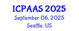 International Conference on Political and Administrative Sciences (ICPAAS) September 06, 2025 - Seattle, United States