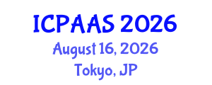 International Conference on Political and Administrative Sciences (ICPAAS) August 16, 2026 - Tokyo, Japan International Conference on Political and Administrative Sciences (ICPAAS) August 16, 2026 - Tokyo, Japan
