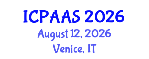 International Conference on Political and Administrative Sciences (ICPAAS) August 12, 2026 - Venice, Italy International Conference on Political and Administrative Sciences (ICPAAS) August 12, 2026 - Venice, Italy