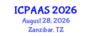 International Conference on Political and Administrative Sciences (ICPAAS) August 28, 2026 - Zanzibar, Tanzania International Conference on Political and Administrative Sciences (ICPAAS) August 28, 2026 - Zanzibar, Tanzania