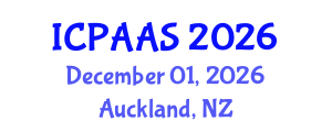 International Conference on Political and Administrative Sciences (ICPAAS) December 01, 2026 - Auckland, New Zealand International Conference on Political and Administrative Sciences (ICPAAS) December 01, 2026 - Auckland, New Zealand