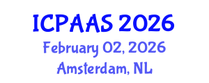International Conference on Political and Administrative Sciences (ICPAAS) February 02, 2026 - Amsterdam, Netherlands International Conference on Political and Administrative Sciences (ICPAAS) February 02, 2026 - Amsterdam, Netherlands