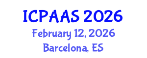 International Conference on Political and Administrative Sciences (ICPAAS) February 12, 2026 - Barcelona, Spain International Conference on Political and Administrative Sciences (ICPAAS) February 12, 2026 - Barcelona, Spain
