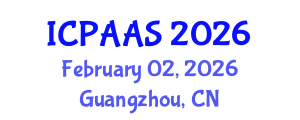 International Conference on Political and Administrative Sciences (ICPAAS) February 02, 2026 - Guangzhou, China International Conference on Political and Administrative Sciences (ICPAAS) February 02, 2026 - Guangzhou, China