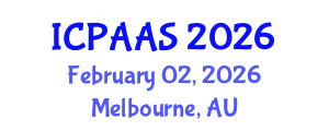 International Conference on Political and Administrative Sciences (ICPAAS) February 02, 2026 - Melbourne, Australia International Conference on Political and Administrative Sciences (ICPAAS) February 02, 2026 - Melbourne, Australia
