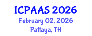 International Conference on Political and Administrative Sciences (ICPAAS) February 02, 2026 - Pattaya, Thailand International Conference on Political and Administrative Sciences (ICPAAS) February 02, 2026 - Pattaya, Thailand