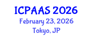 International Conference on Political and Administrative Sciences (ICPAAS) February 23, 2026 - Tokyo, Japan International Conference on Political and Administrative Sciences (ICPAAS) February 23, 2026 - Tokyo, Japan