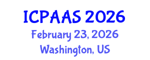 International Conference on Political and Administrative Sciences (ICPAAS) February 23, 2026 - Washington, United States International Conference on Political and Administrative Sciences (ICPAAS) February 23, 2026 - Washington, United States