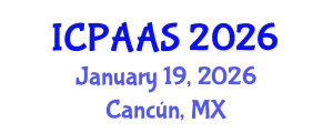 International Conference on Political and Administrative Sciences (ICPAAS) January 19, 2026 - Cancún, Mexico International Conference on Political and Administrative Sciences (ICPAAS) January 19, 2026 - Cancún, Mexico