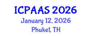 International Conference on Political and Administrative Sciences (ICPAAS) January 12, 2026 - Phuket, Thailand International Conference on Political and Administrative Sciences (ICPAAS) January 12, 2026 - Phuket, Thailand