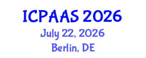 International Conference on Political and Administrative Sciences (ICPAAS) July 22, 2026 - Berlin, Germany International Conference on Political and Administrative Sciences (ICPAAS) July 22, 2026 - Berlin, Germany