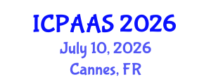 International Conference on Political and Administrative Sciences (ICPAAS) July 10, 2026 - Cannes, France International Conference on Political and Administrative Sciences (ICPAAS) July 10, 2026 - Cannes, France