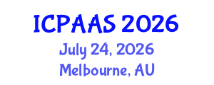 International Conference on Political and Administrative Sciences (ICPAAS) July 24, 2026 - Melbourne, Australia International Conference on Political and Administrative Sciences (ICPAAS) July 24, 2026 - Melbourne, Australia