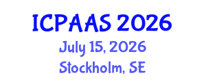 International Conference on Political and Administrative Sciences (ICPAAS) July 15, 2026 - Stockholm, Sweden International Conference on Political and Administrative Sciences (ICPAAS) July 15, 2026 - Stockholm, Sweden
