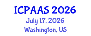 International Conference on Political and Administrative Sciences (ICPAAS) July 17, 2026 - Washington, United States International Conference on Political and Administrative Sciences (ICPAAS) July 17, 2026 - Washington, United States