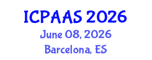 International Conference on Political and Administrative Sciences (ICPAAS) June 08, 2026 - Barcelona, Spain International Conference on Political and Administrative Sciences (ICPAAS) June 08, 2026 - Barcelona, Spain