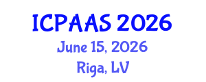 International Conference on Political and Administrative Sciences (ICPAAS) June 15, 2026 - Riga, Latvia