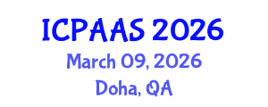 International Conference on Political and Administrative Sciences (ICPAAS) March 09, 2026 - Doha, Qatar International Conference on Political and Administrative Sciences (ICPAAS) March 09, 2026 - Doha, Qatar