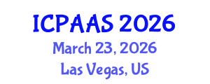 International Conference on Political and Administrative Sciences (ICPAAS) March 23, 2026 - Las Vegas, United States