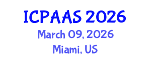 International Conference on Political and Administrative Sciences (ICPAAS) March 09, 2026 - Miami, United States International Conference on Political and Administrative Sciences (ICPAAS) March 09, 2026 - Miami, United States