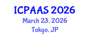 International Conference on Political and Administrative Sciences (ICPAAS) March 23, 2026 - Tokyo, Japan International Conference on Political and Administrative Sciences (ICPAAS) March 23, 2026 - Tokyo, Japan