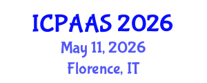 International Conference on Political and Administrative Sciences (ICPAAS) May 11, 2026 - Florence, Italy International Conference on Political and Administrative Sciences (ICPAAS) May 11, 2026 - Florence, Italy