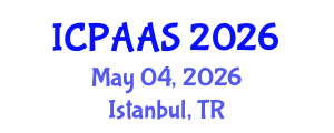 International Conference on Political and Administrative Sciences (ICPAAS) May 04, 2026 - Istanbul, Turkey International Conference on Political and Administrative Sciences (ICPAAS) May 04, 2026 - Istanbul, Turkey