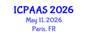 International Conference on Political and Administrative Sciences (ICPAAS) May 11, 2026 - Paris, France International Conference on Political and Administrative Sciences (ICPAAS) May 11, 2026 - Paris, France