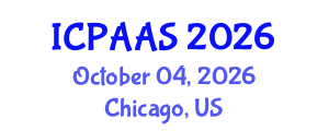 International Conference on Political and Administrative Sciences (ICPAAS) October 04, 2026 - Chicago, United States International Conference on Political and Administrative Sciences (ICPAAS) October 04, 2026 - Chicago, United States