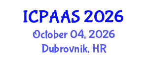 International Conference on Political and Administrative Sciences (ICPAAS) October 04, 2026 - Dubrovnik, Croatia International Conference on Political and Administrative Sciences (ICPAAS) October 04, 2026 - Dubrovnik, Croatia