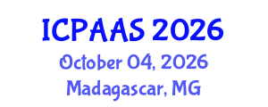 International Conference on Political and Administrative Sciences (ICPAAS) October 04, 2026 - Madagascar, Madagascar International Conference on Political and Administrative Sciences (ICPAAS) October 04, 2026 - Madagascar, Madagascar