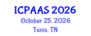 International Conference on Political and Administrative Sciences (ICPAAS) October 25, 2026 - Tunis, Tunisia International Conference on Political and Administrative Sciences (ICPAAS) October 25, 2026 - Tunis, Tunisia