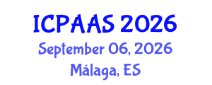 International Conference on Political and Administrative Sciences (ICPAAS) September 06, 2026 - Málaga, Spain International Conference on Political and Administrative Sciences (ICPAAS) September 06, 2026 - Málaga, Spain