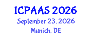 International Conference on Political and Administrative Sciences (ICPAAS) September 23, 2026 - Munich, Germany International Conference on Political and Administrative Sciences (ICPAAS) September 23, 2026 - Munich, Germany