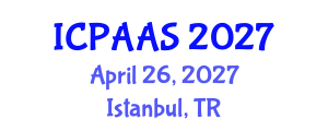 International Conference on Political and Administrative Sciences (ICPAAS) April 26, 2027 - Istanbul, Turkey International Conference on Political and Administrative Sciences (ICPAAS) April 26, 2027 - Istanbul, Turkey
