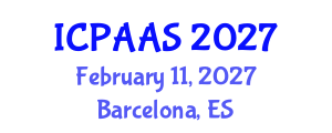 International Conference on Political and Administrative Sciences (ICPAAS) February 11, 2027 - Barcelona, Spain International Conference on Political and Administrative Sciences (ICPAAS) February 11, 2027 - Barcelona, Spain