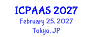 International Conference on Political and Administrative Sciences (ICPAAS) February 25, 2027 - Tokyo, Japan International Conference on Political and Administrative Sciences (ICPAAS) February 25, 2027 - Tokyo, Japan