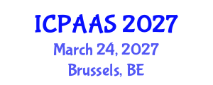 International Conference on Political and Administrative Sciences (ICPAAS) March 24, 2027 - Brussels, Belgium International Conference on Political and Administrative Sciences (ICPAAS) March 24, 2027 - Brussels, Belgium