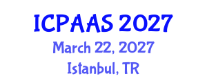 International Conference on Political and Administrative Sciences (ICPAAS) March 22, 2027 - Istanbul, Turkey International Conference on Political and Administrative Sciences (ICPAAS) March 22, 2027 - Istanbul, Turkey