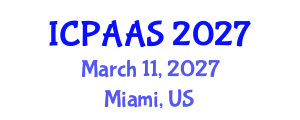 International Conference on Political and Administrative Sciences (ICPAAS) March 11, 2027 - Miami, United States International Conference on Political and Administrative Sciences (ICPAAS) March 11, 2027 - Miami, United States