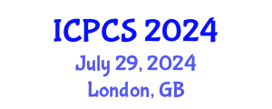 International Conference on Political and Cultural Studies (ICPCS) July 29, 2024 - London, United Kingdom