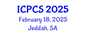 International Conference on Political and Cultural Studies (ICPCS) February 18, 2025 - Jeddah, Saudi Arabia