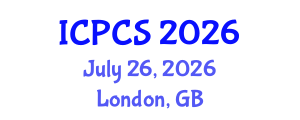 International Conference on Political and Cultural Studies (ICPCS) July 26, 2026 - London, United Kingdom