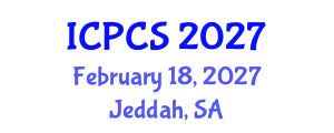 International Conference on Political and Cultural Studies (ICPCS) February 18, 2027 - Jeddah, Saudi Arabia International Conference on Political and Cultural Studies (ICPCS) February 18, 2027 - Jeddah, Saudi Arabia