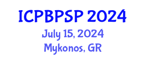 International Conference on Political Behavior, Political Science and Participation (ICPBPSP) July 15, 2024 - Mykonos, Greece