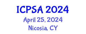 International Conference on Political Science and Activity (ICPSA) April 25, 2024 - Nicosia, Cyprus
