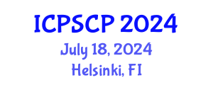 International Conference on Political Science and Comparative Politics (ICPSCP) July 18, 2024 - Helsinki, Finland