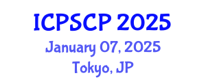 International Conference on Political Science and Comparative Politics (ICPSCP) January 07, 2025 - Tokyo, Japan