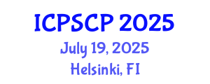 International Conference on Political Science and Comparative Politics (ICPSCP) July 19, 2025 - Helsinki, Finland