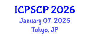 International Conference on Political Science and Comparative Politics (ICPSCP) January 07, 2026 - Tokyo, Japan